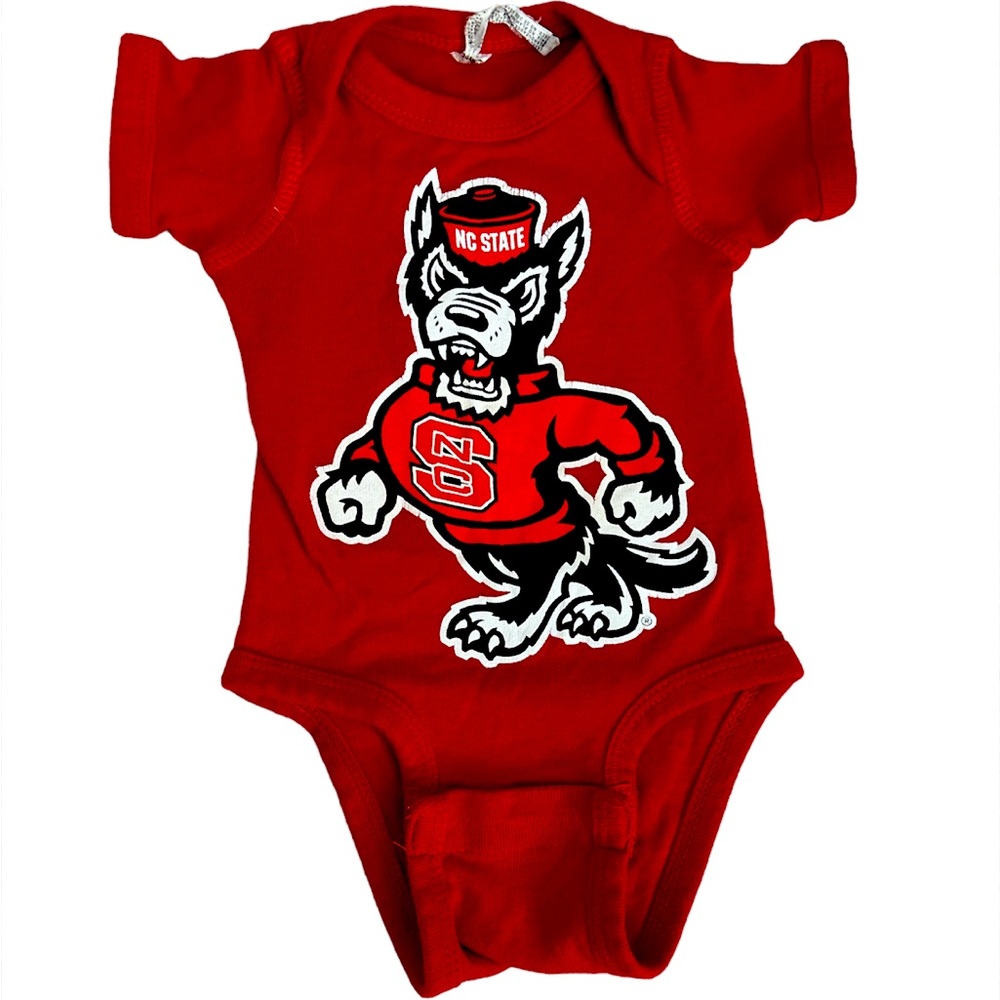 Infant Red NC State Wolfpack Big Logo Bodysuit